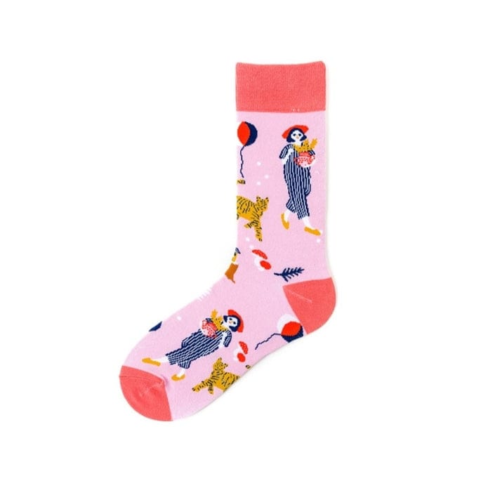 Witty Socks Socks Tiny Tiger / 1 Pair Unisex | Witty Socks Lavish Living Collection