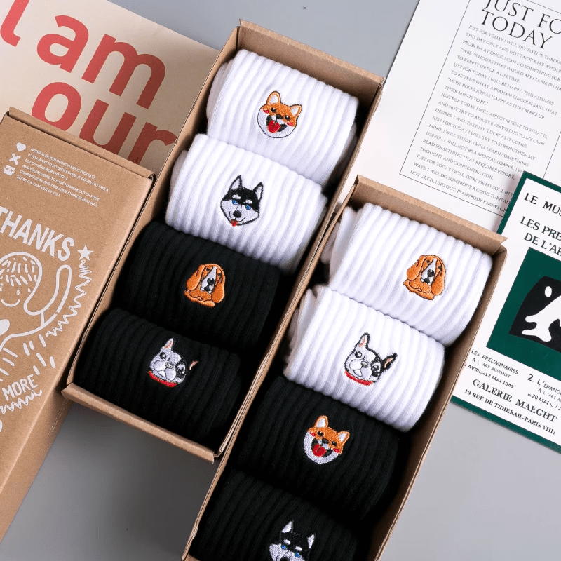 Witty Socks Socks Unisex | Witty Socks Paws and Play Collection | 4 Pairs