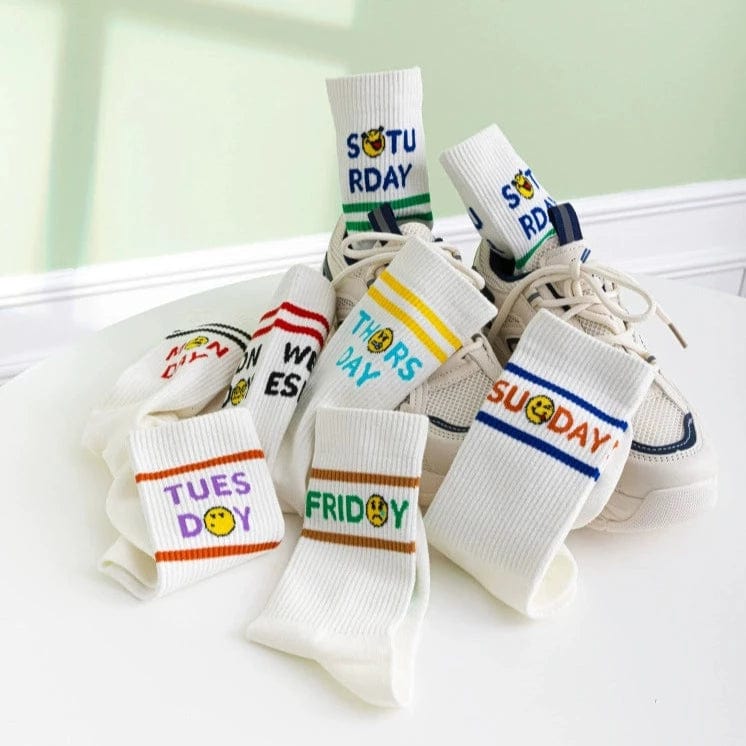 Witty Socks Socks Unisex | Witty Socks Weekday Sock Collection