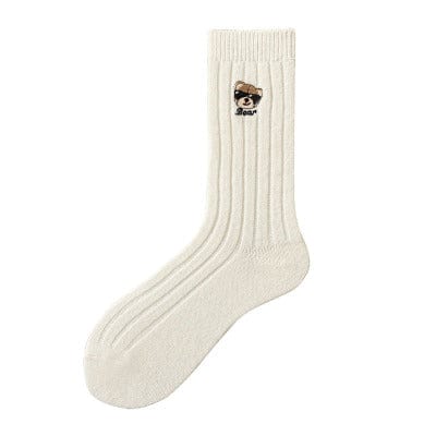 Witty Socks Socks White / 1 Pair Witty Socks Cozy Bear Whimsy Collection