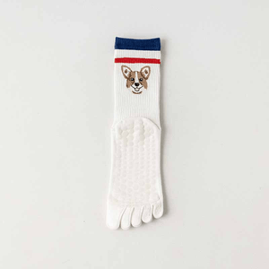 Witty Socks Socks White Puppy / 1 Pair Witty Socks Cute Critters Purrfectly Balanced Yoga Socks Collection