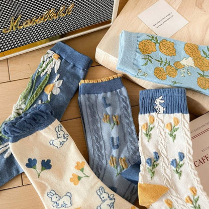 Witty Socks Socks Witty Socks Bunny Bouquet Collection