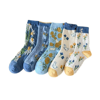 Witty Socks Socks Witty Socks Bunny Bouquet Collection