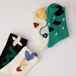 Witty Socks Socks Witty Socks Checkered Bunny & Primrose Collection