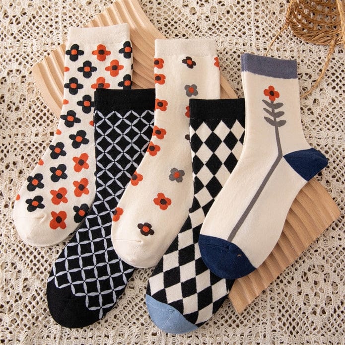Witty Socks Socks Witty Socks Dainty Blossoms Collection