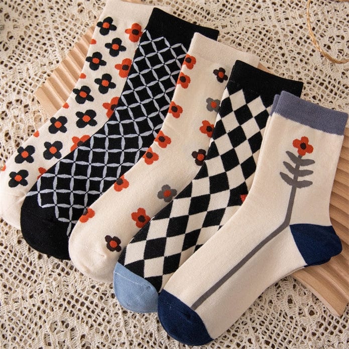 Witty Socks Socks Witty Socks Dainty Blossoms Collection