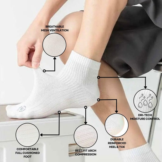 Witty Socks Socks Witty Socks FlexiVenture AirFlow Collection | Unisex | 5 Pairs