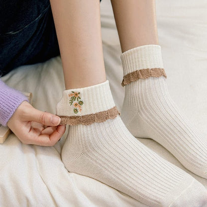 Witty Socks Socks Witty Socks Flowery Frill Collection