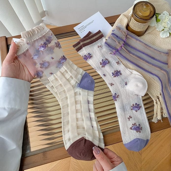 Witty Socks Socks Witty Socks Lilac Whisper Collection
