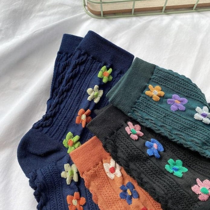 Witty Socks Socks Witty Socks Little Wildflowers Collection
