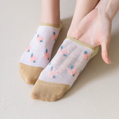 Witty Socks Socks Witty Socks Petals and Smiles Collection