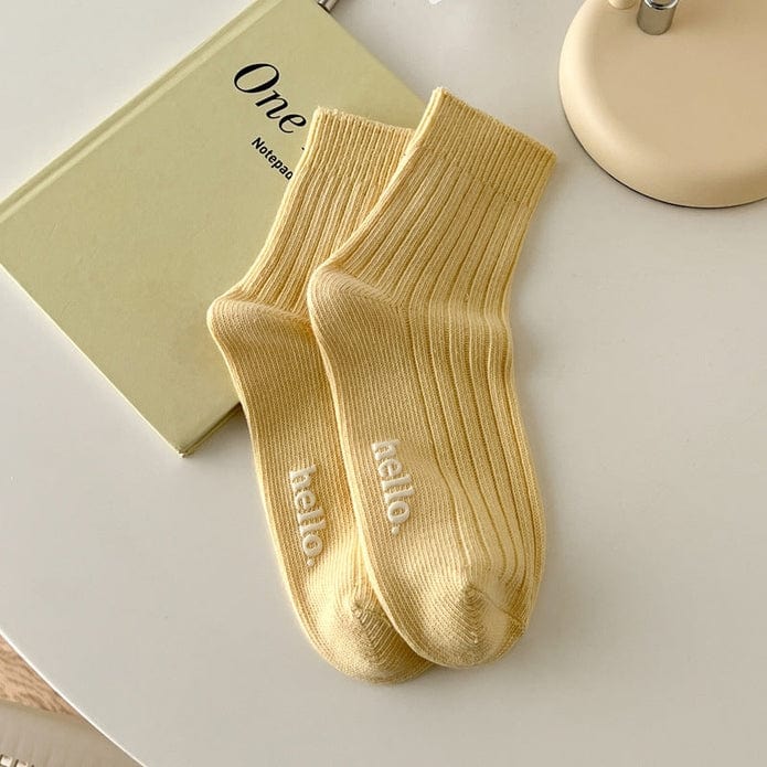 Witty Socks Socks Yellow / 1 Pair Witty Socks Pastel Macaroon Moments Collection