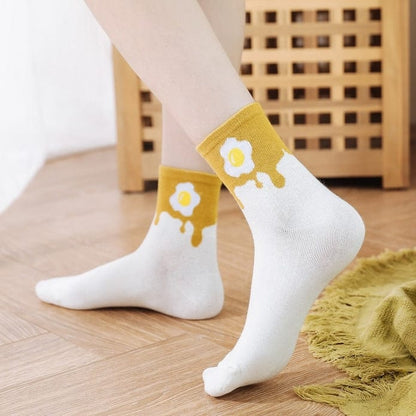Witty Socks Sunny Egg / Pair / 1 Pair Witty Socks Foodie Collection