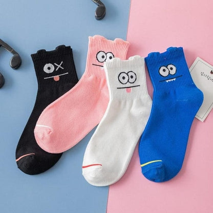 Witty Socks The Expression Collection in Set / 4 Pairs Witty Socks The Expression Collection