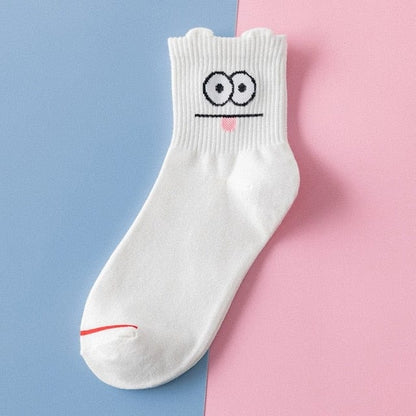 Witty Socks White / Pair / 1 Pair Witty Socks The Expression Collection