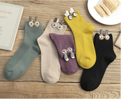 Witty Socks XiXi Collection in Set / 5 Pairs Witty Socks XiXi Collection